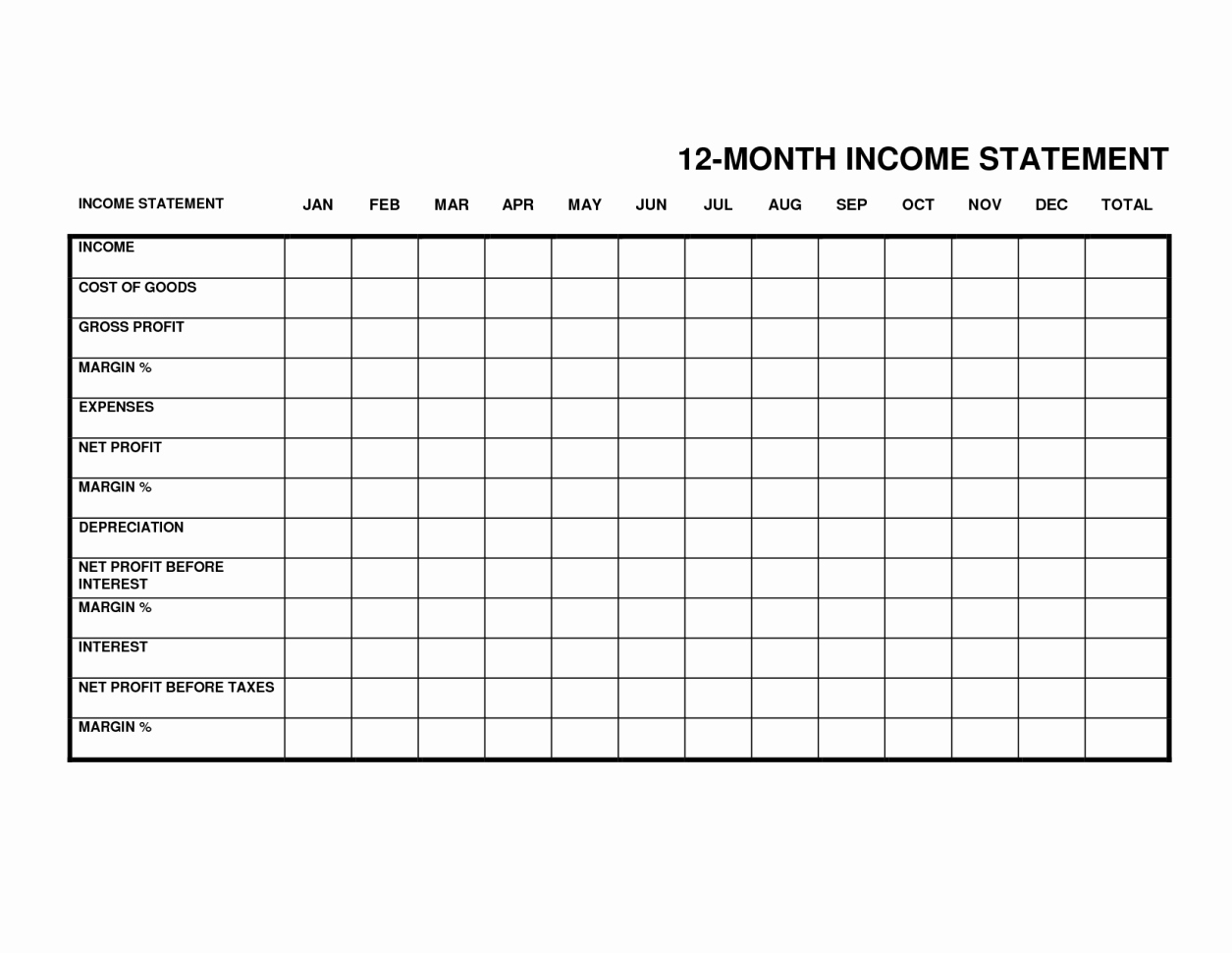 Monthly In E Statement In E Statement Template Monthly