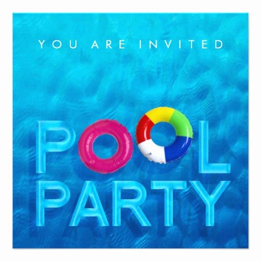 Most Popular Pool Party Invitations