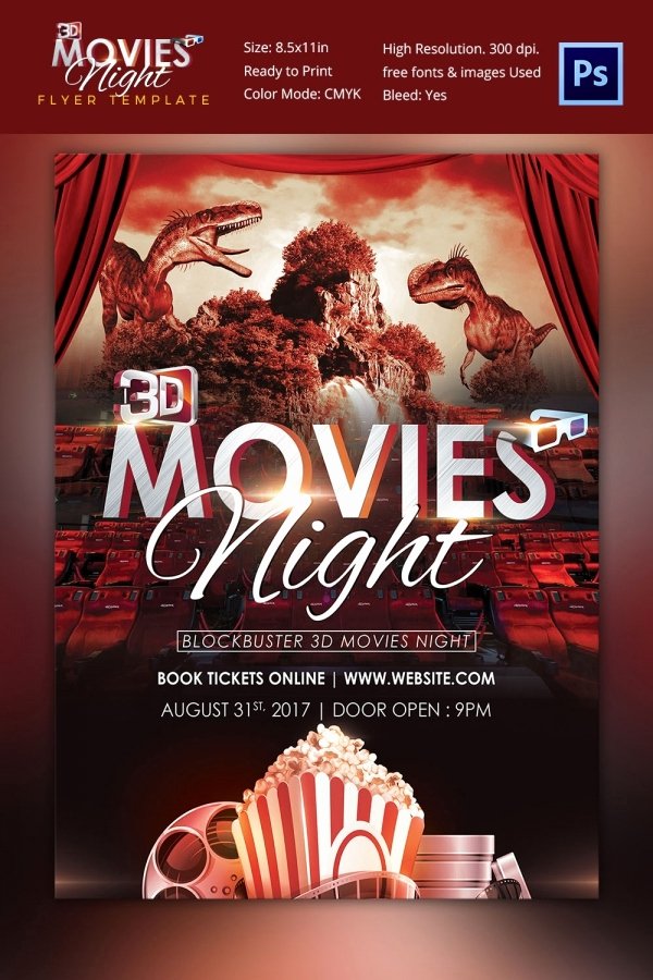 Movie Flyer Template Word