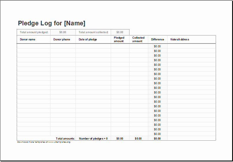 Ms Excel Printable tool Inventory Sheet Template