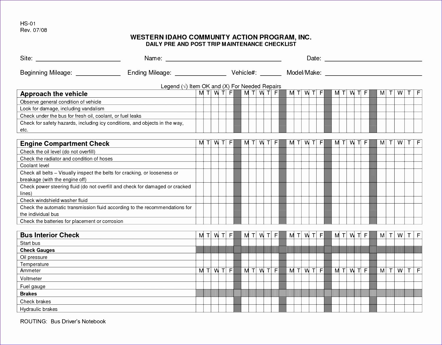 Ms Excel Vehicle Service Record Log Template G2tmv