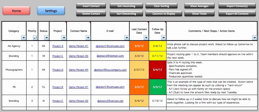 Multiple Project Management Tracking Templates Excelide