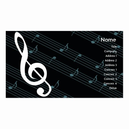 Music Business Cards 8000 Music Business Card Templates
