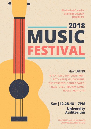 Music Poster Templates Canva
