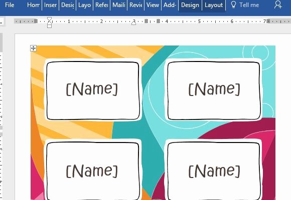 Name Badges Templates Microsoft Word Printable Name Badge