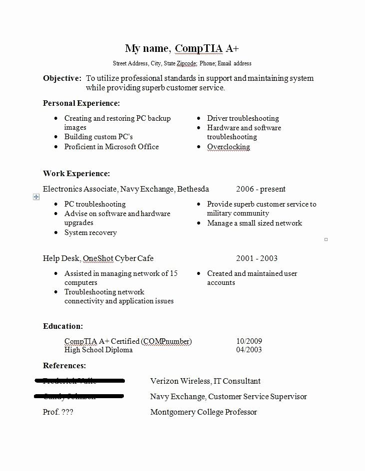 i need help on my resume