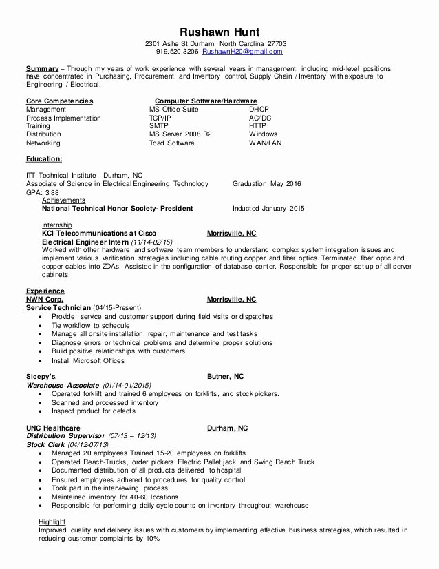 Need Help Updating My Resume