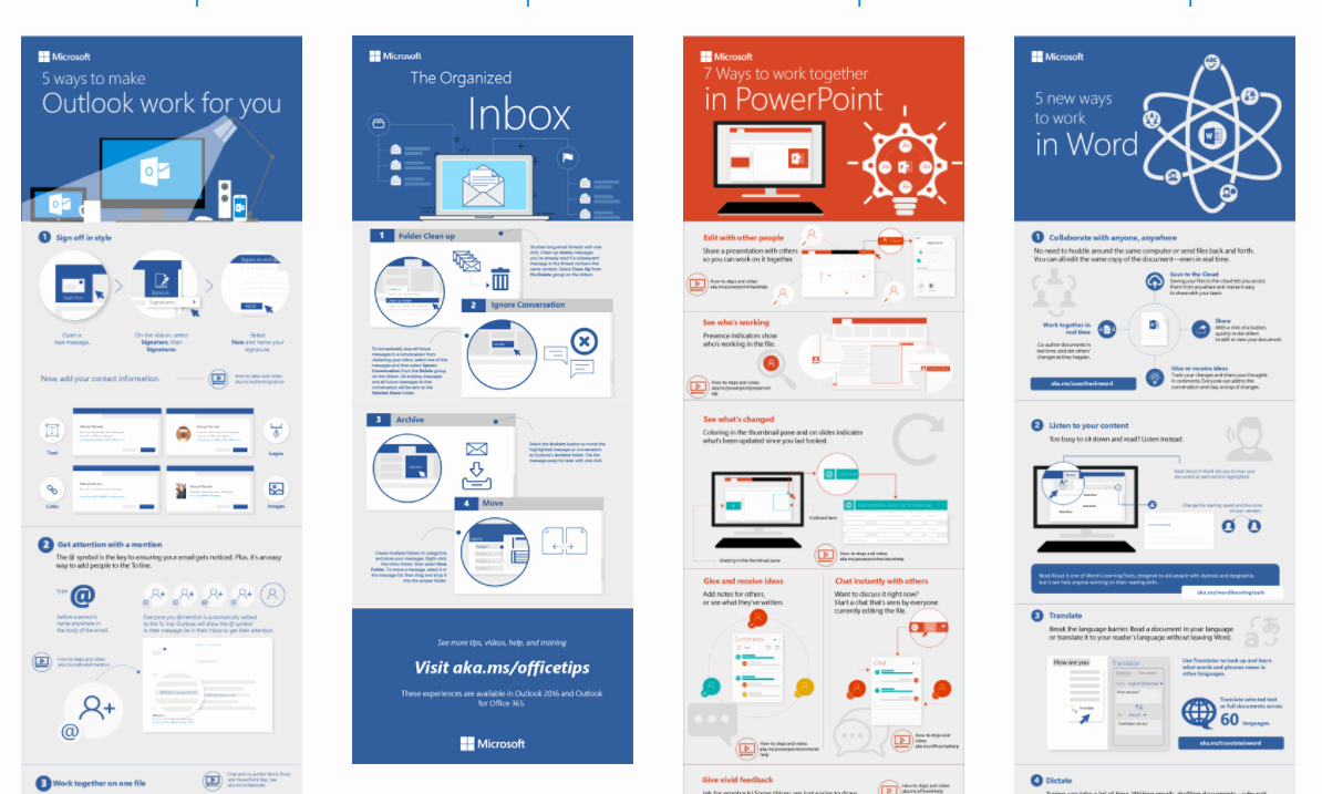 New Infographic Templates for Word Outlook and