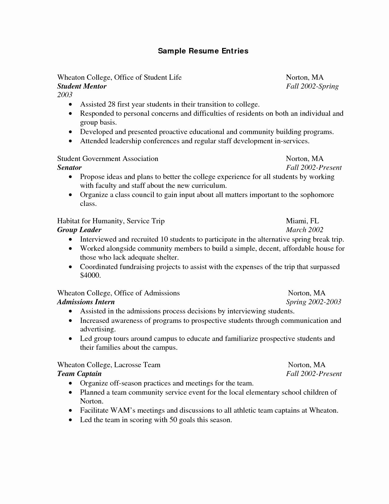 New Job Hopping Resume Example – St Resume and
