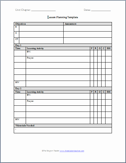 paper plan templates