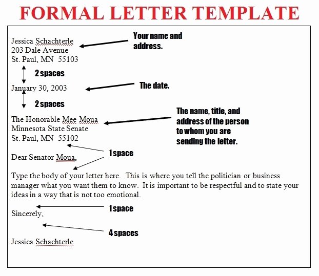 New Pattern formal Letter Writing