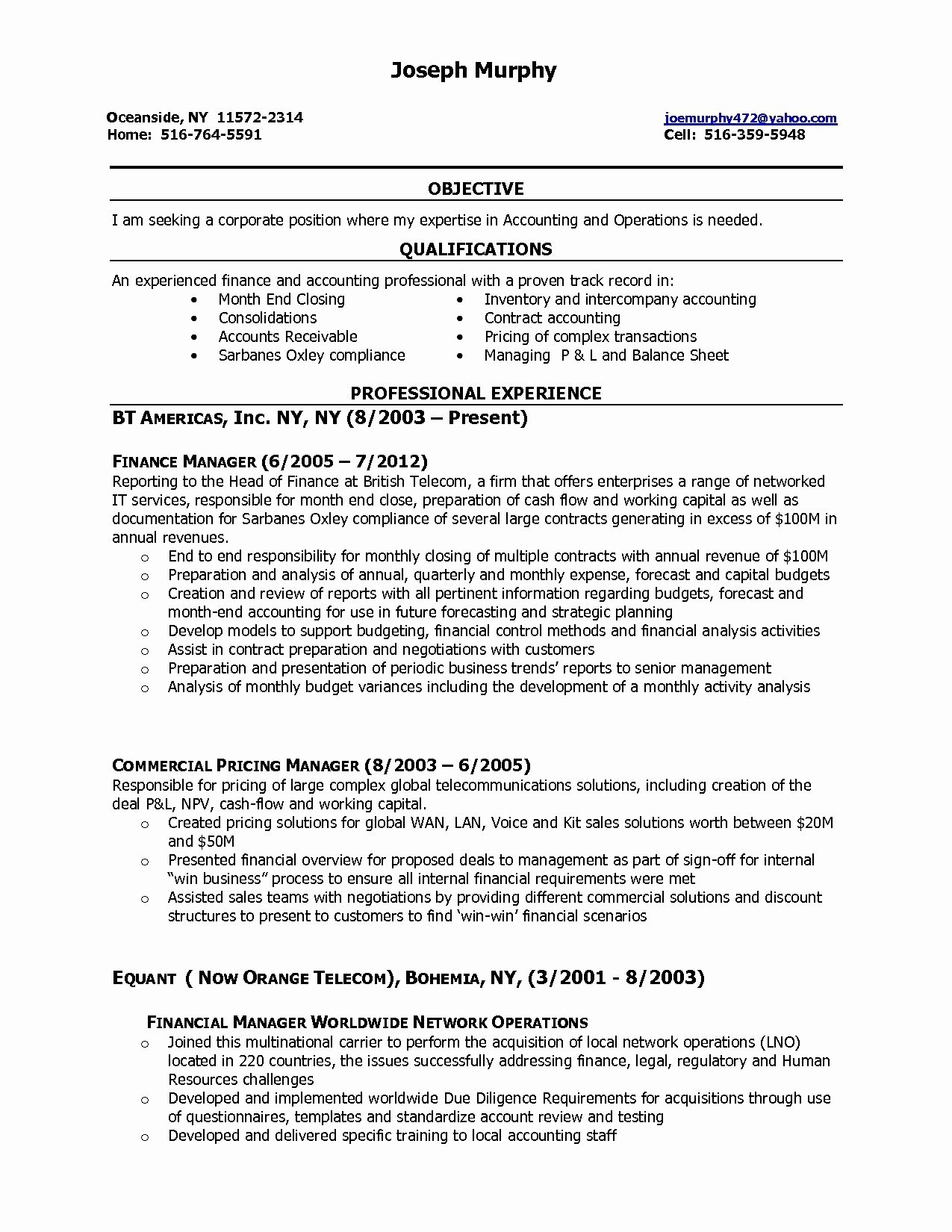 New Resume Skills Description Sample