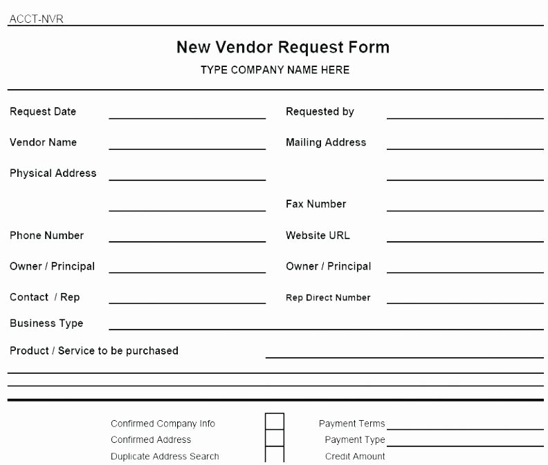 new vendor form template excel ten gigantic influences of new vendor form template excel