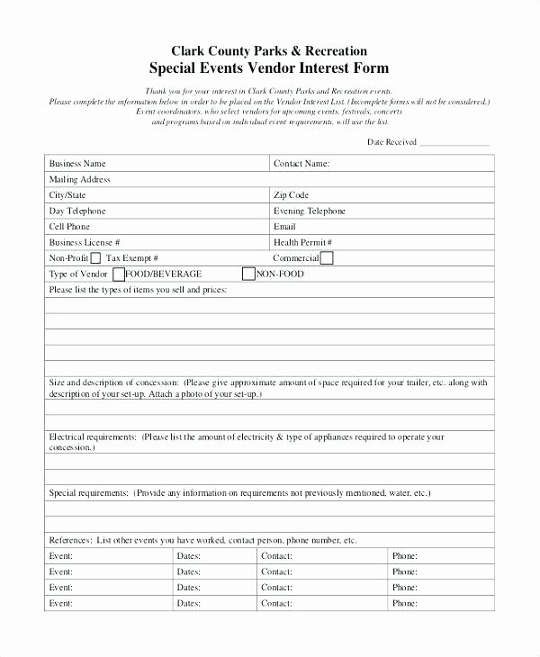 New Vendor Setup form Template – Chaseevents