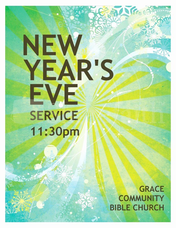 New Year S event Flyer