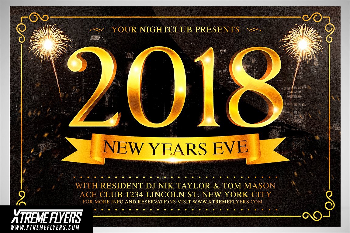 New Years Eve Flyer Template