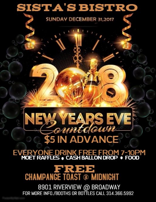 New Years Eve Flyer Template