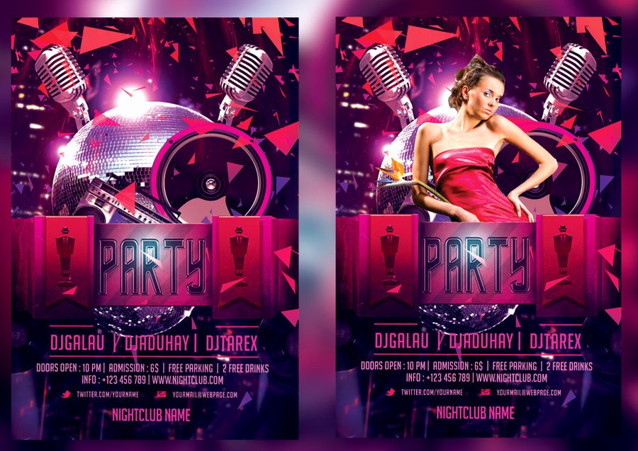 Night Club Flyer Template by Mihaimcm94 On Deviantart