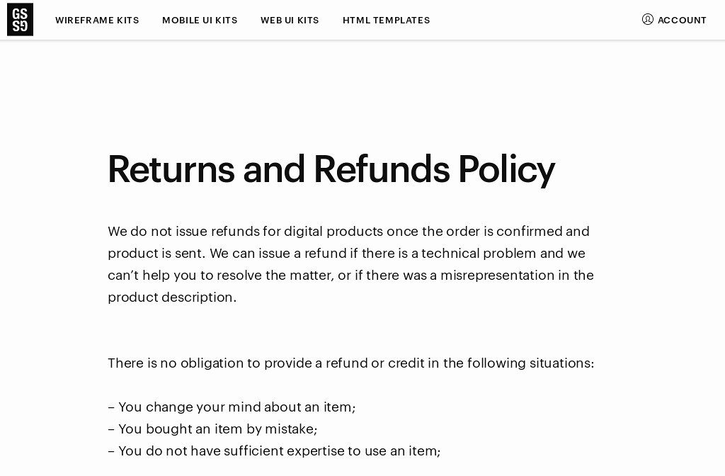 No Refunds Policy Template 8 Features No Refunds Policy