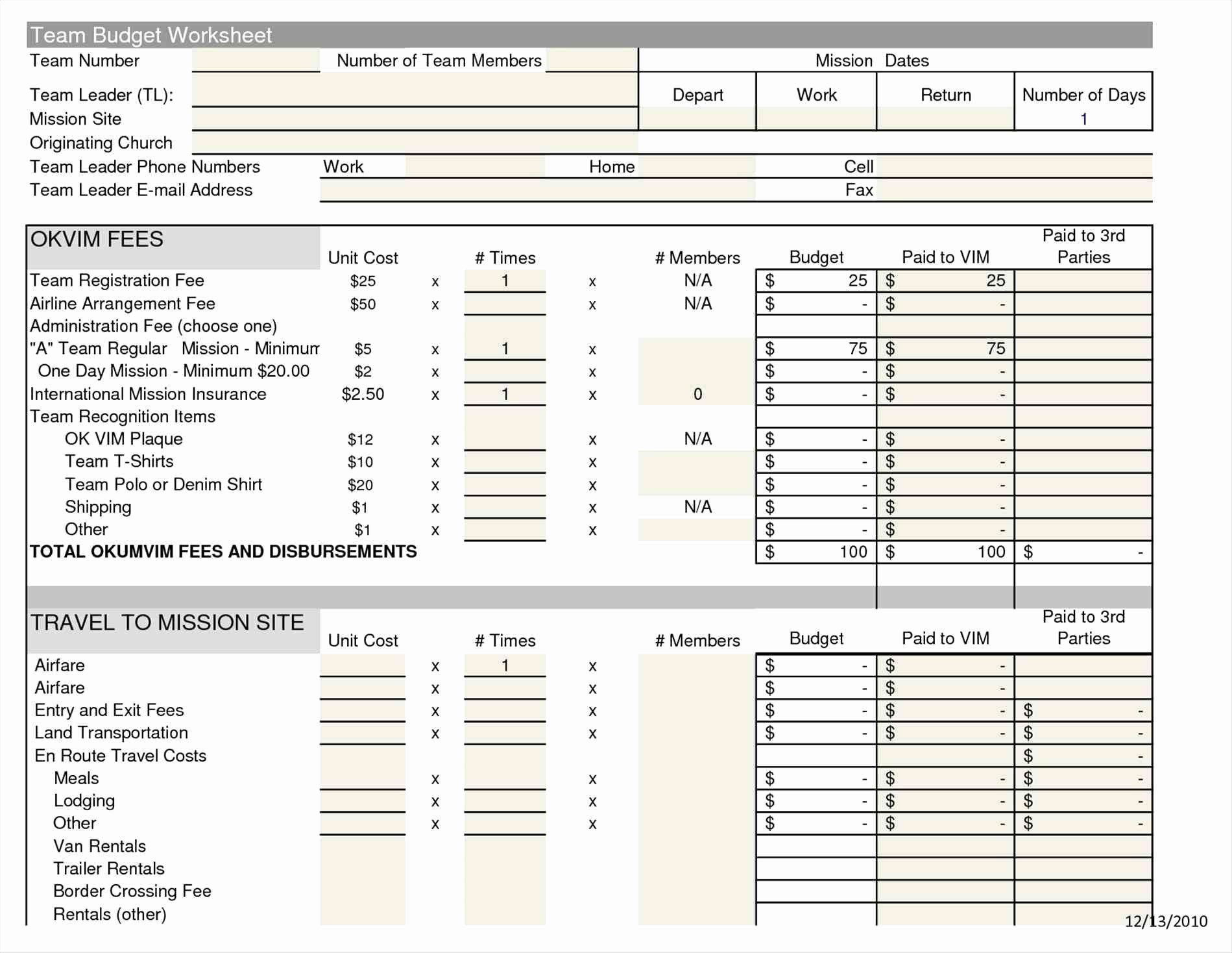 Non Profit Balance Sheet Template Excel
