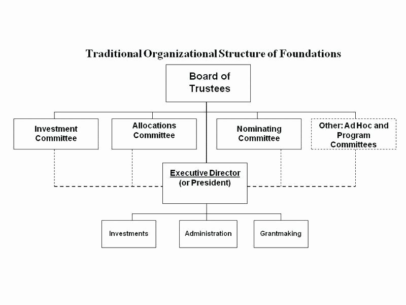 Non Profit organizational Chart