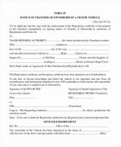 Transfer Of Ownership Agreement Template | Letter Example Template