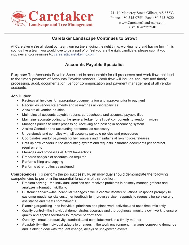 Now Hiring – Accounts Payable Specialist