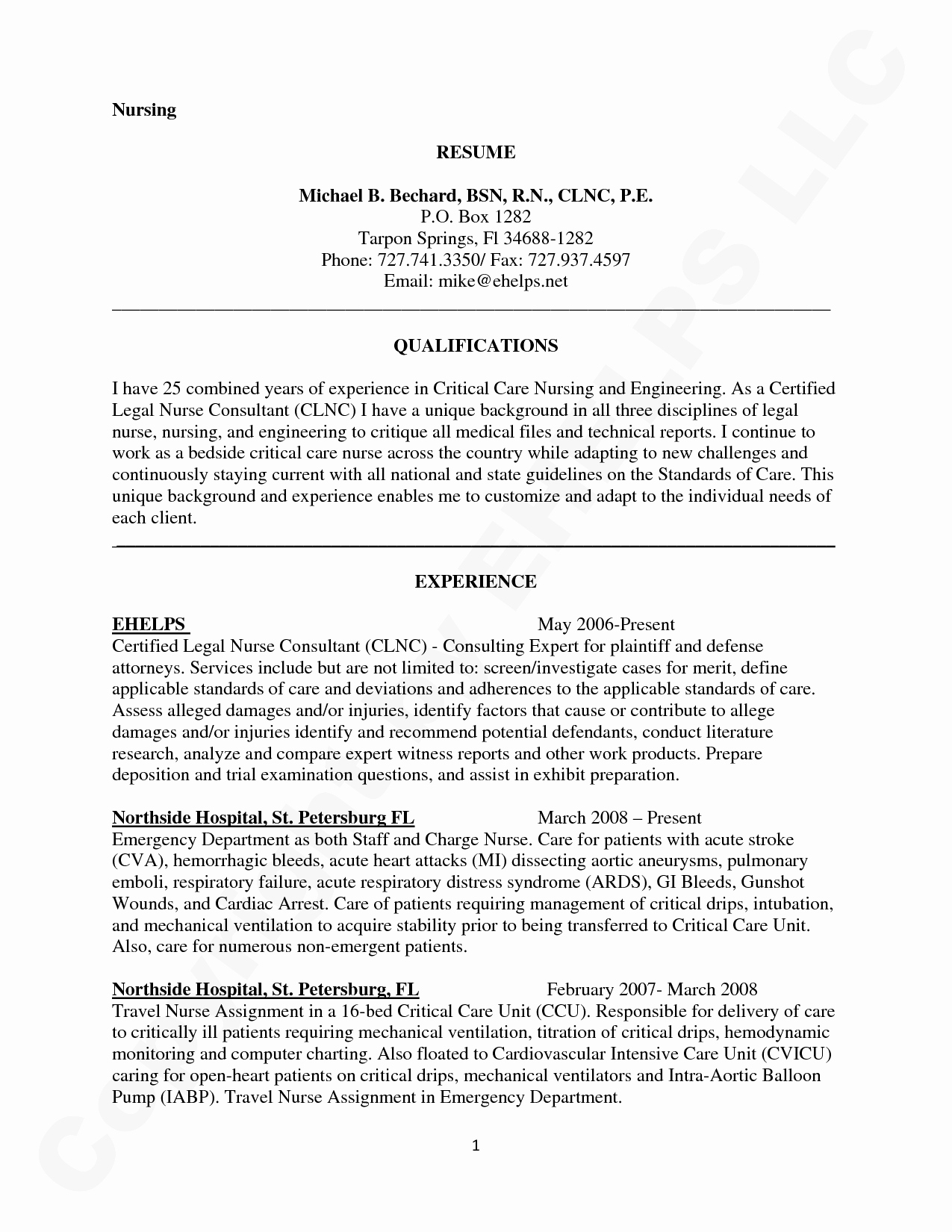 Nursing Resume Keywords List Sidemcicek