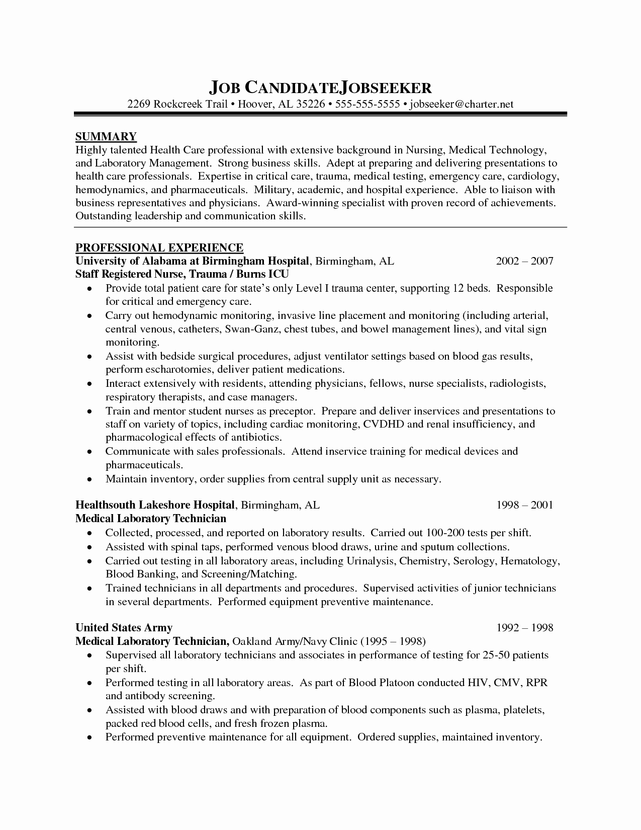 nursing student resume template 2544