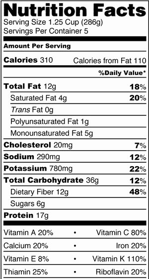 Nutrition Fact Label Maker Nutrition Ftempo
