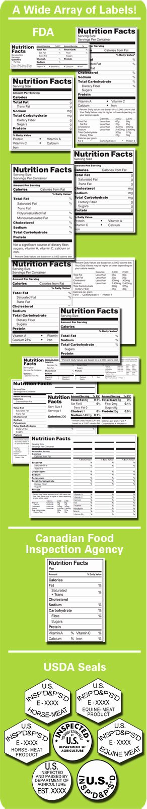 Nutrition Facts Make Your Own Nutrition Facts Labels