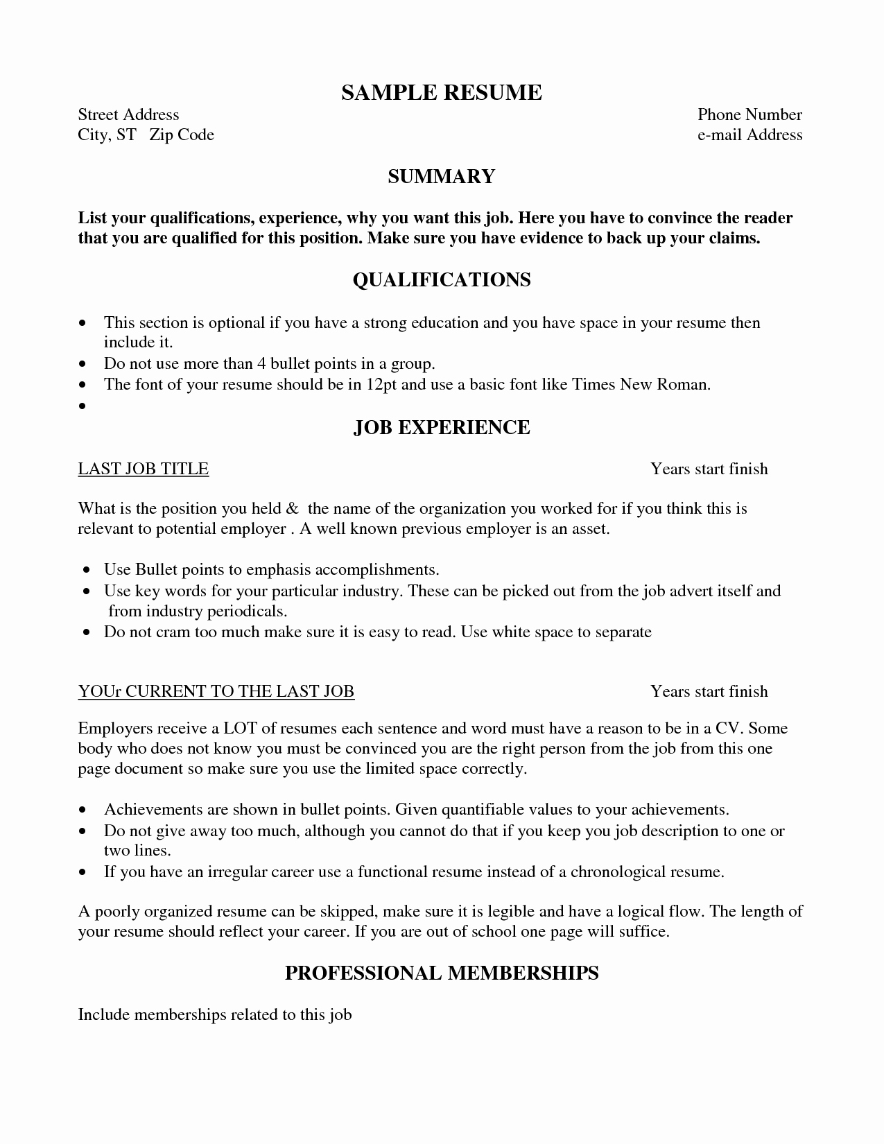 Objectives In Resume for Any Position Resume Ideas