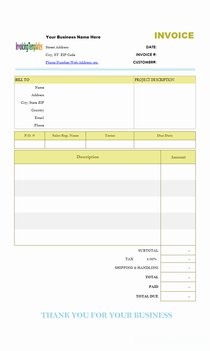 Open Fice Invoice Templates Spreadsheet Templates for