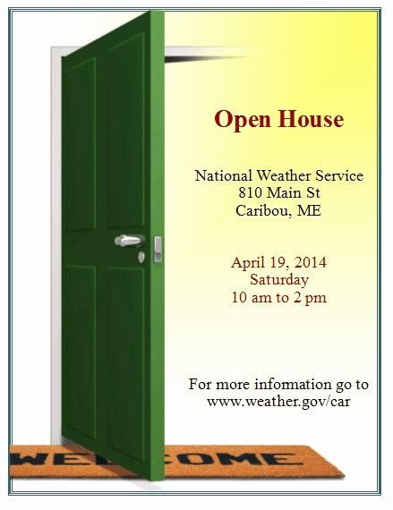 Open House Flyer Templates for Microsoft Word