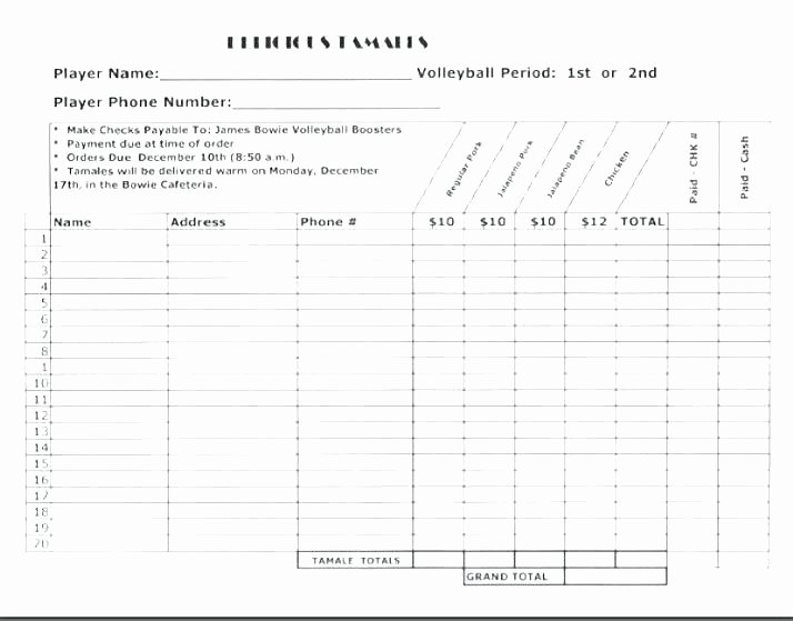 Order form Sample Excel – Teletiendaub
