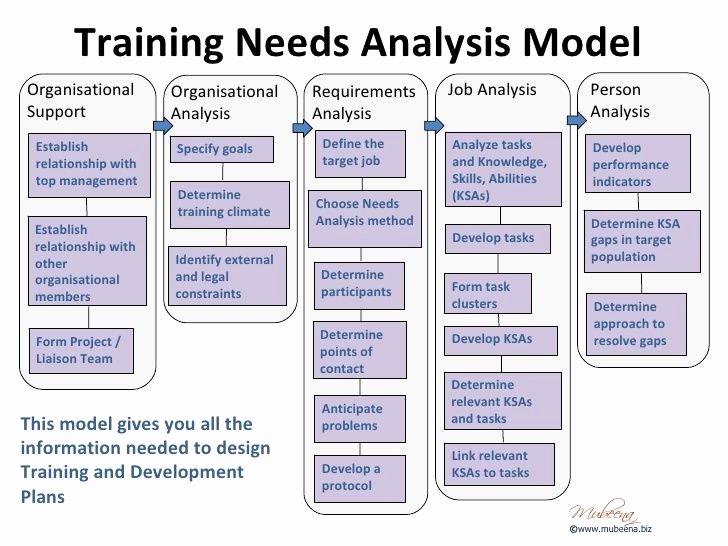 Organisational Training Needs Analysis Template Google