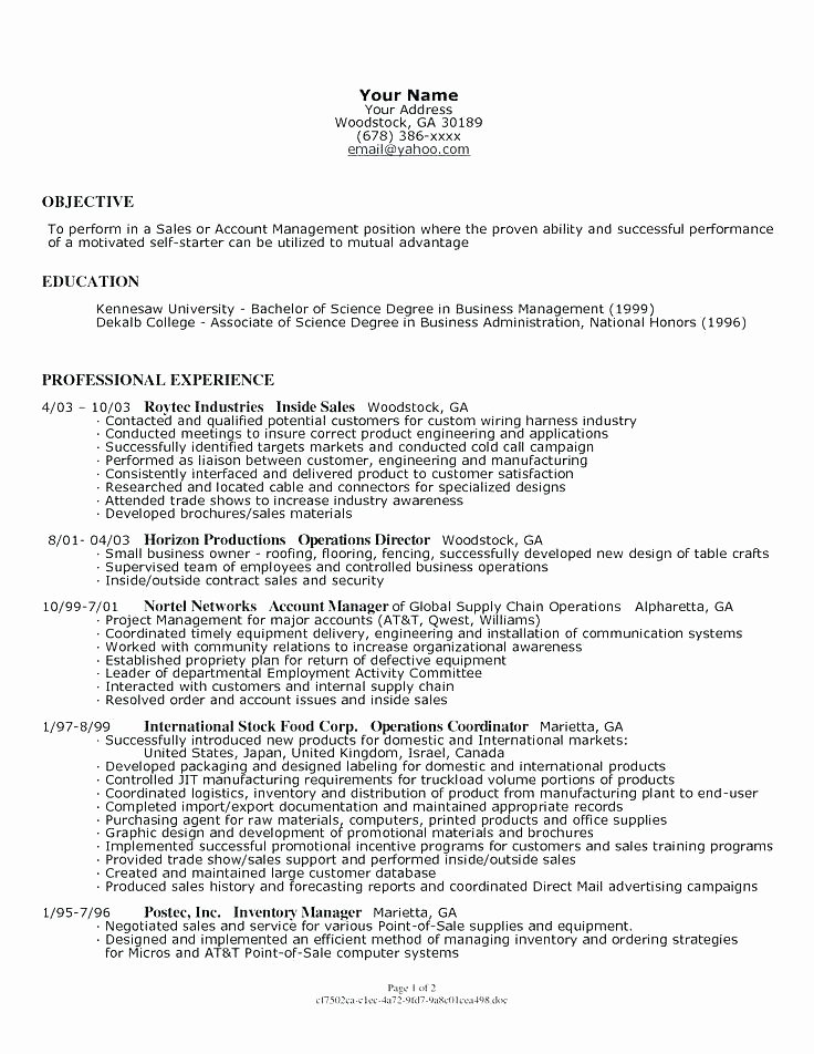 Outside Sales Cover Letter Resume Great Resumes Examples