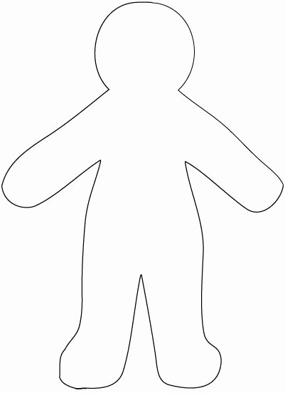 Paper Doll Template On Pinterest