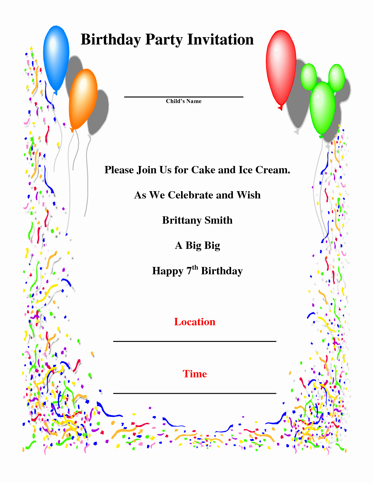 Party Invitations 10 top Design Birthday Party Invitation