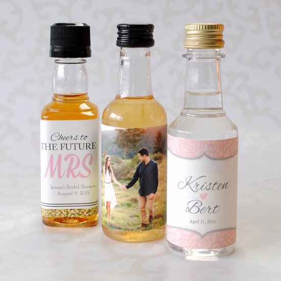 party starters make custom mini liquor labels