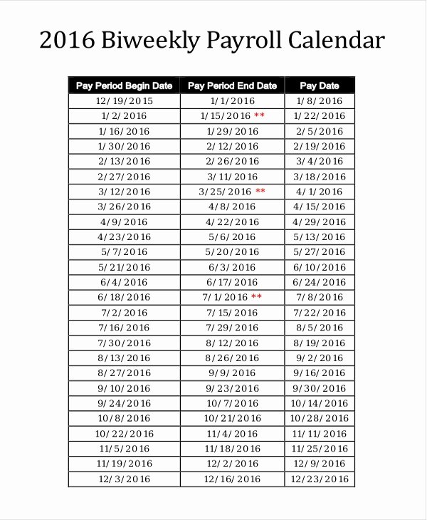 payroll calendar