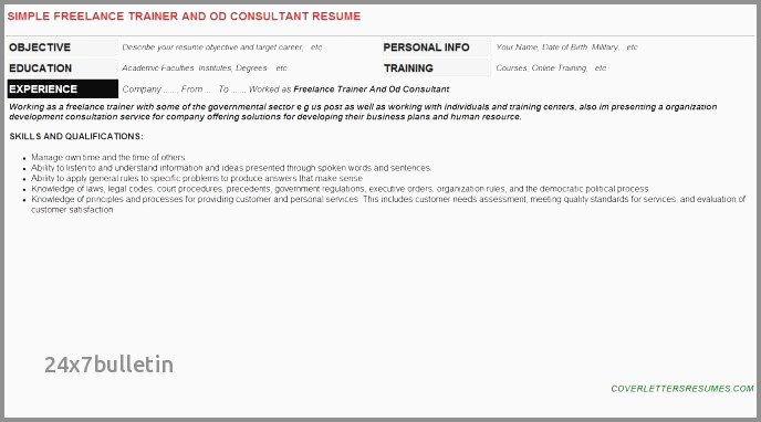 Pca Job Description for Resume