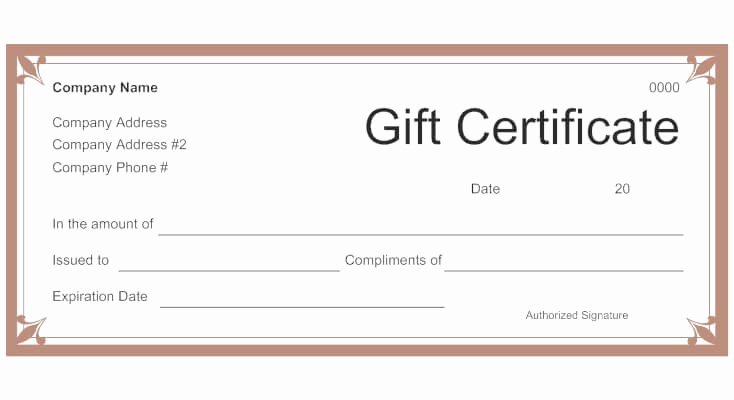 Perfect format Samples Of Gift Voucher and Certificate