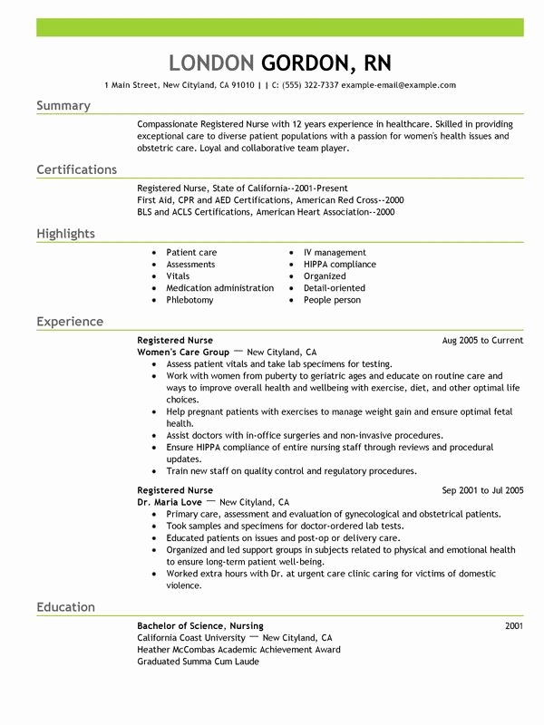 Perfect Nursing Resume In 2016 6 Tips to Follow