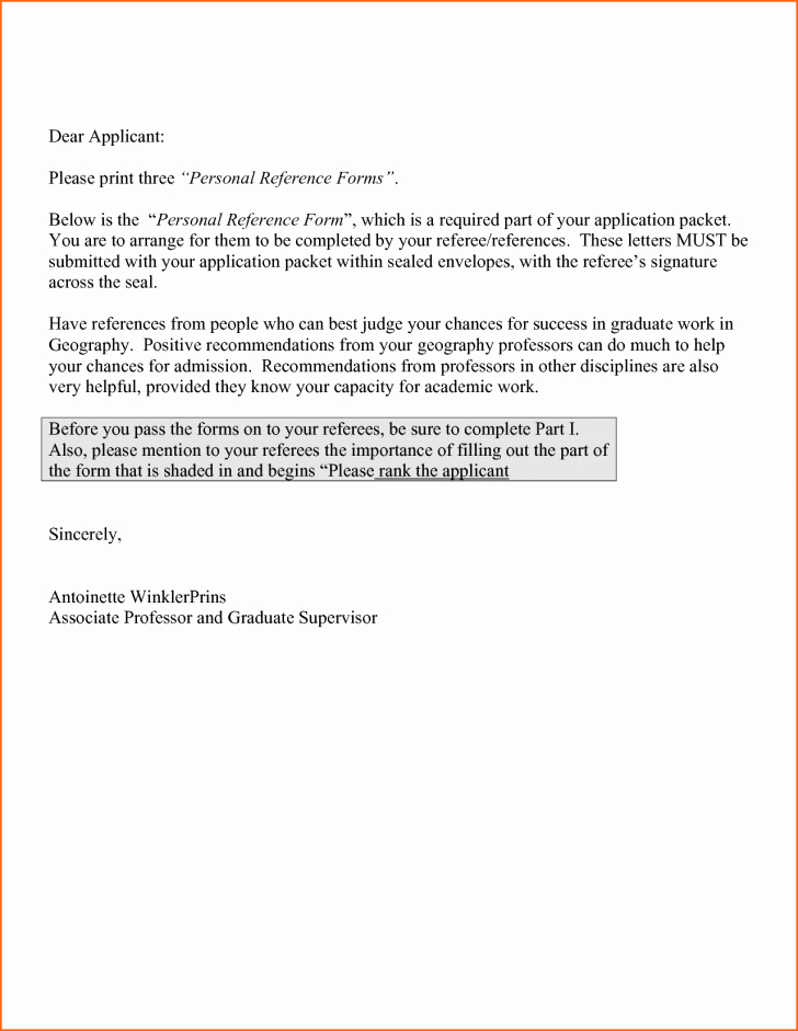Personal Re Mendation Letter Letter Trakore Document