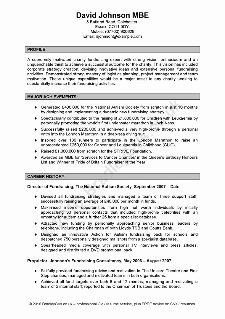 personal summary for a resume
