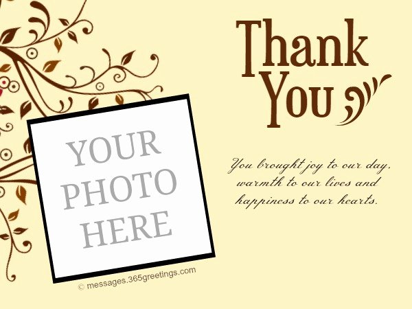 Personalized Wedding Thank You Card 365greetings