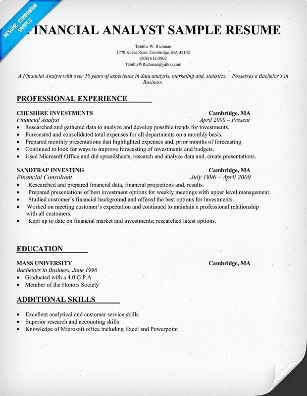 Pin Entry Level Analyst Resume Example On Pinterest