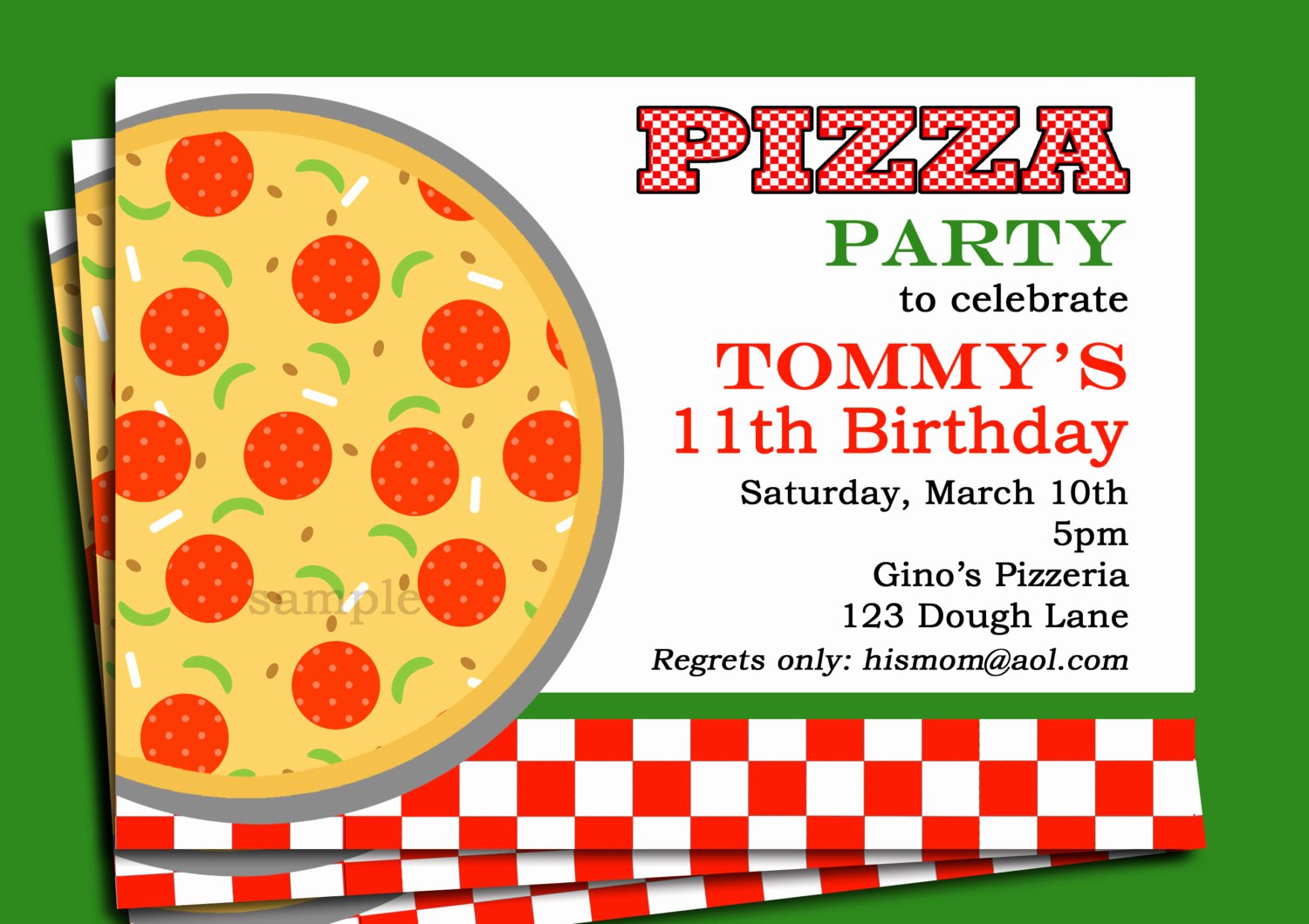 Pizza Party Invitation Pizza Party Invitation as Awesome