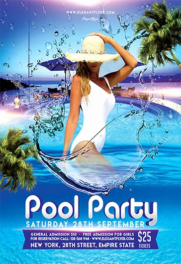 Pool Party V05 – Flyer Psd Template – by Elegantflyer